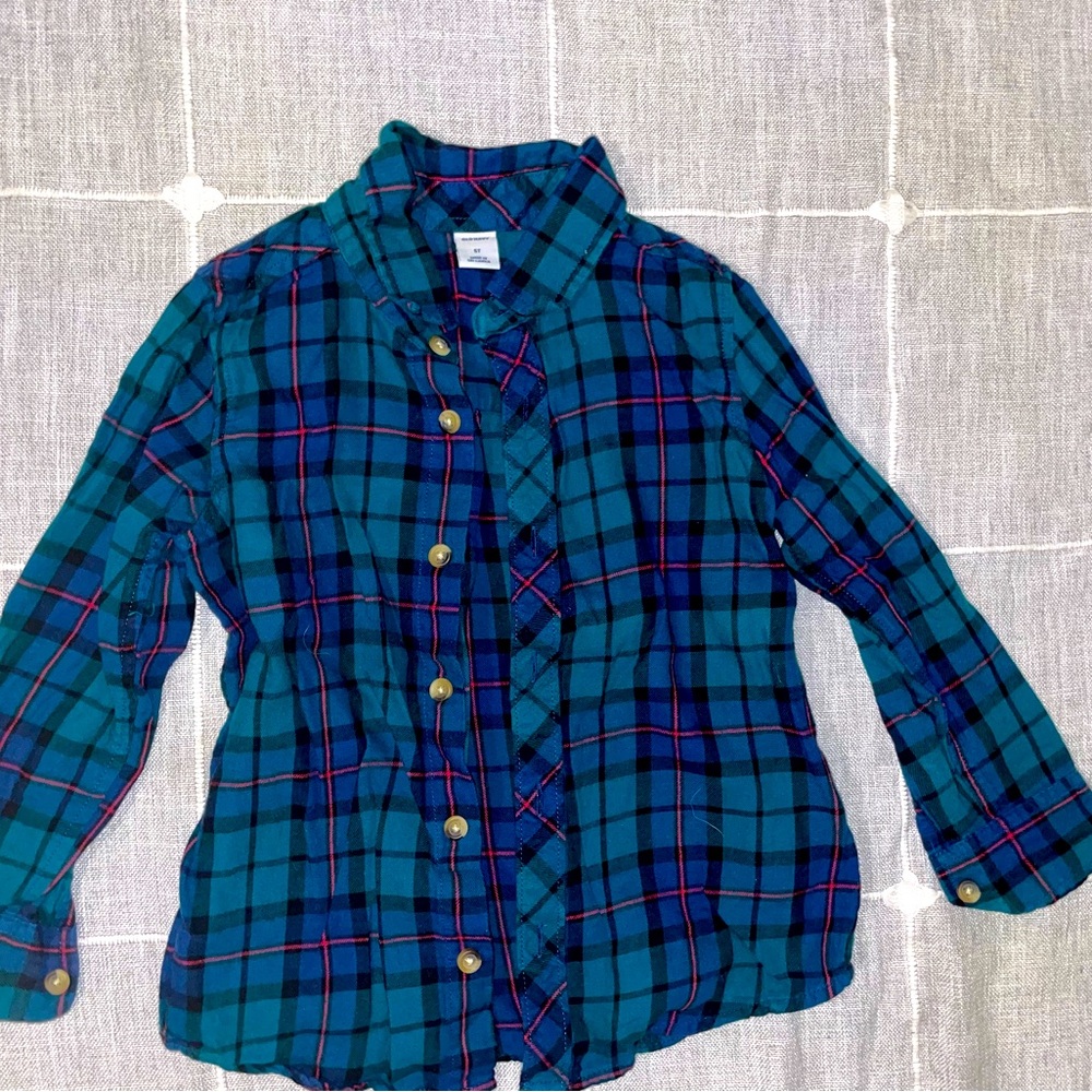 Boys plain button down